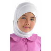 Witte hijab hoofddeksel van de Kinder Hoofddoek tweedelig collectie